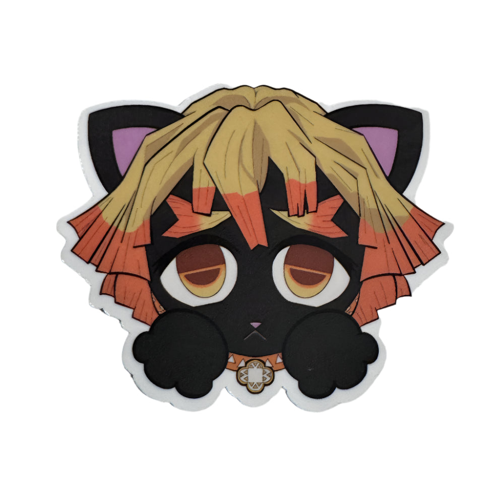Zenitsu Meow Sticker